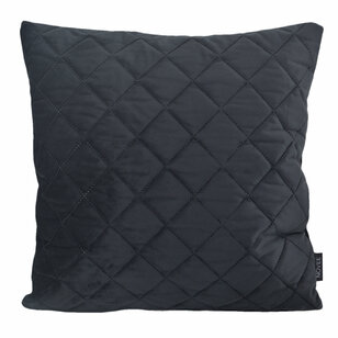 French Velvet Zwart Kussenhoes | 45x45 cm | Velvet/Polyester