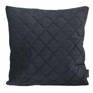 NOVÉE French Velvet Zwart Kussenhoes | 45x45 cm | Velvet/Polyester