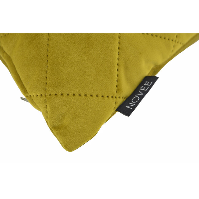 French Velvet Mosterd | 45 x 45 cm | Kussenhoes | Velvet/Polyester