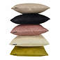 French Velvet Mosterd Kussenhoes | 45x45 cm | Velvet/Polyester