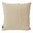 French Velvet Beige Kissenbezug | 45x45 cm | Samt/Polyester