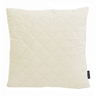 NOVÉE French Velvet Creme Kussenhoes | 45x45 cm | Velvet/Polyester