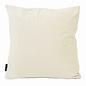 French Velvet Creme Kussenhoes | 45x45 cm | Velvet/Polyester