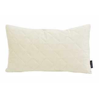 NOVÉE French Velvet Crème Kissenbezug | 30x50 cm | Samt/Polyester