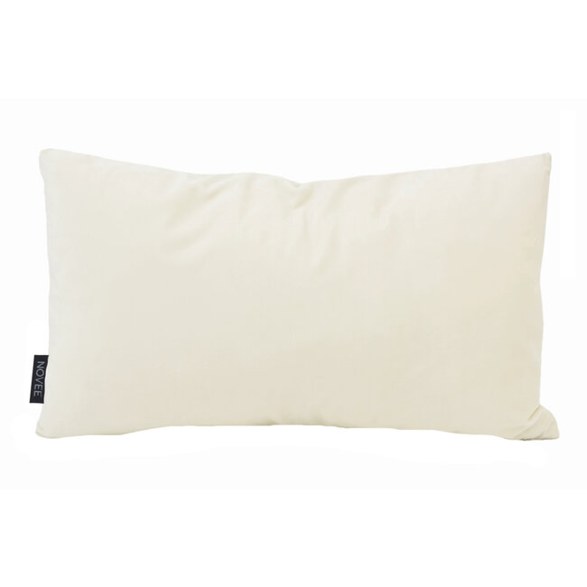 French Velvet Crème Kissenbezug | 30x50 cm | Samt/Polyester