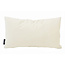 French Velvet Creme Kussenhoes | 30x50 cm | Velvet/Polyester