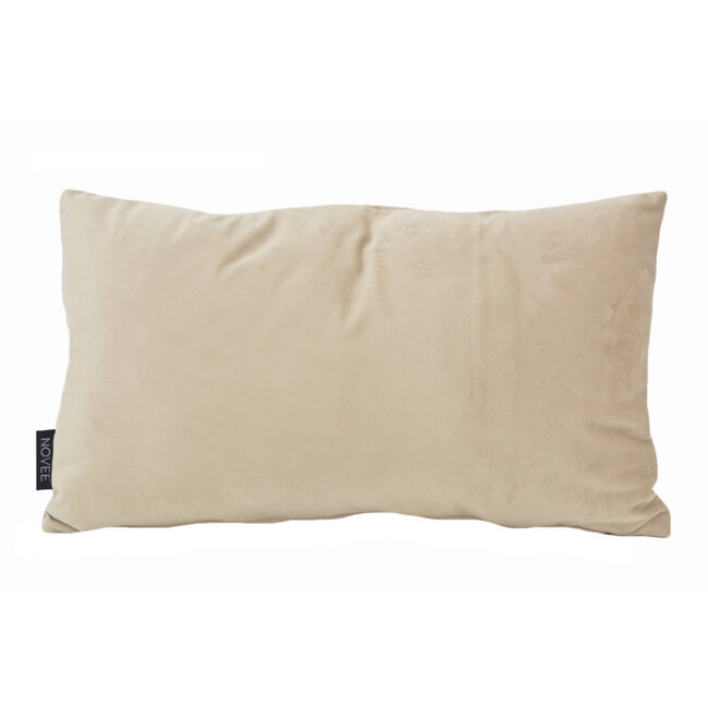 French Velvet Beige Kussenhoes | 30x50 cm | Velvet/Polyester