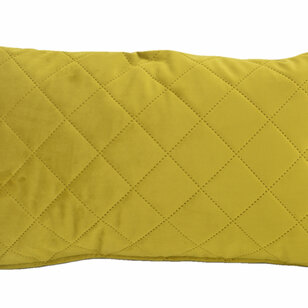 French Velvet Mosterd Kussenhoes | 30x50 cm | Velvet/Polyester