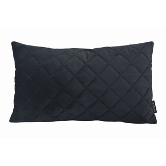 NOVÉE French Velvet Zwart | 30 x 50 cm | Kussenhoes | Velvet/Polyester