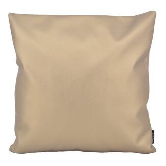 NOVÉE Metallic Matte Gold | 45 x 45 cm | Kussenhoes | PU Leder