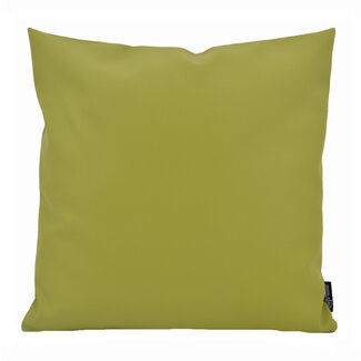 Gek op kussens! Arizona Moosgrün Kissenbezug | 45x45 cm | PU - Leder