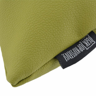 Arizona Mosgroen Kussenhoes | 45x45 cm | PU Leder