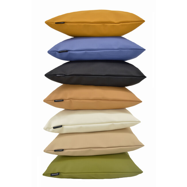 Arizona Mosgroen Kussenhoes | 45x45 cm | PU Leder