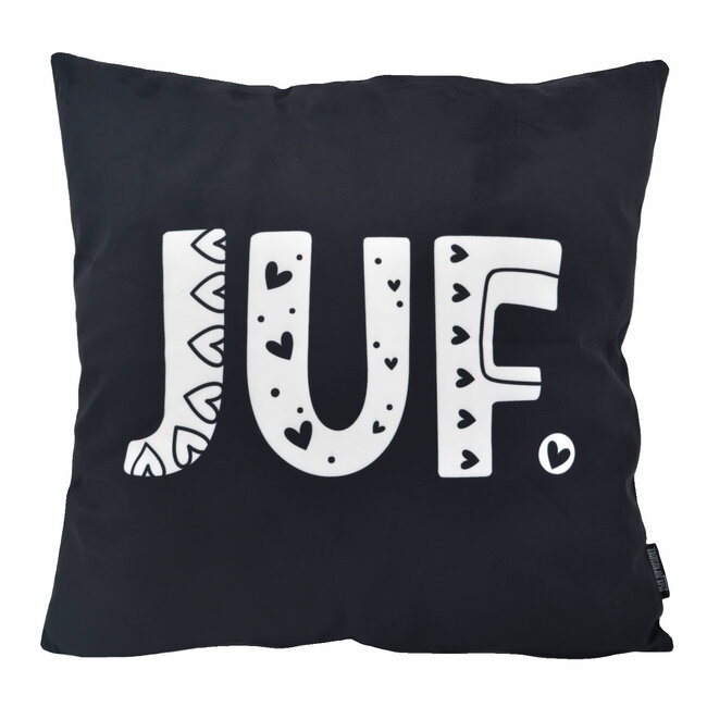 Bedankt JUF | 45 x 45 cm | Kussenhoes | Katoen/Polyester