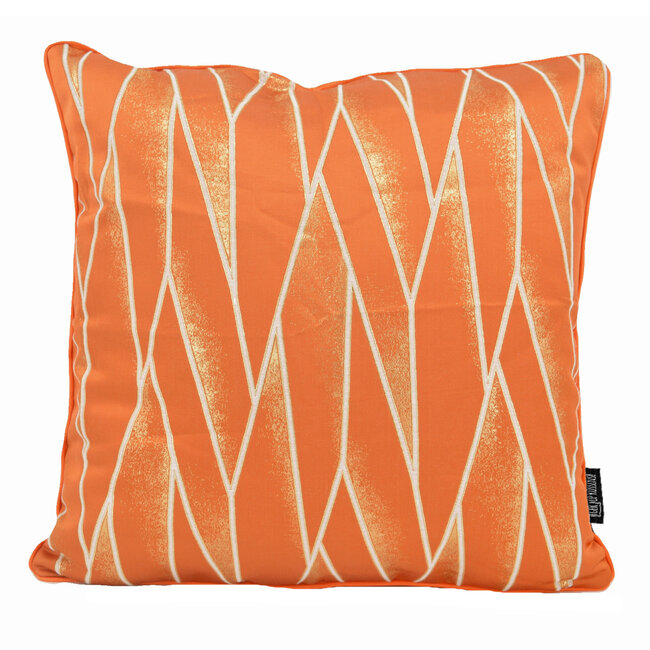 Silky Orange | 45 x 45 cm | Kussenhoes | Velvet/Polyester