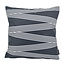 Zwart/Wit Zigzag - Outdoor | 45 x 45 cm | Kussenhoes | Polyester