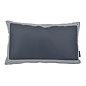 Schwarz/Weiß Rechthoek - Outdoor Kissenbezug | 30x50 cm | Polyester