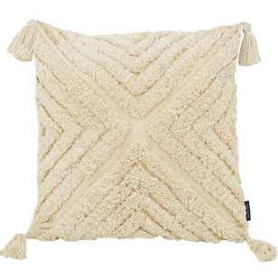June Boho Ecru Kussenhoes | 45x45 cm | Katoen