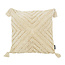 NOVÉE June Boho Ecru Kussenhoes | 45x45 cm | Katoen