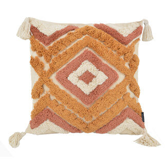 NOVÉE June Boho Multi | 45 x 45 cm | Kussenhoes | Katoen