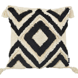 June Boho Black Kussenhoes | 45x45 cm | Katoen