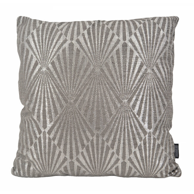 Art Deco Silver/Grey | 45 x 45 cm | Kussenhoes | Polyester