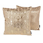 Velvet Glossy Zara Goud Kussenhoes | 45x45 cm | Polyester