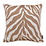 Brown Zebra | 45 x 45 cm | Kussenhoes | Jacquard/Polyester