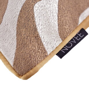 Brown Zebra Kussenhoes | 45x45 cm | Jacquard/Polyester