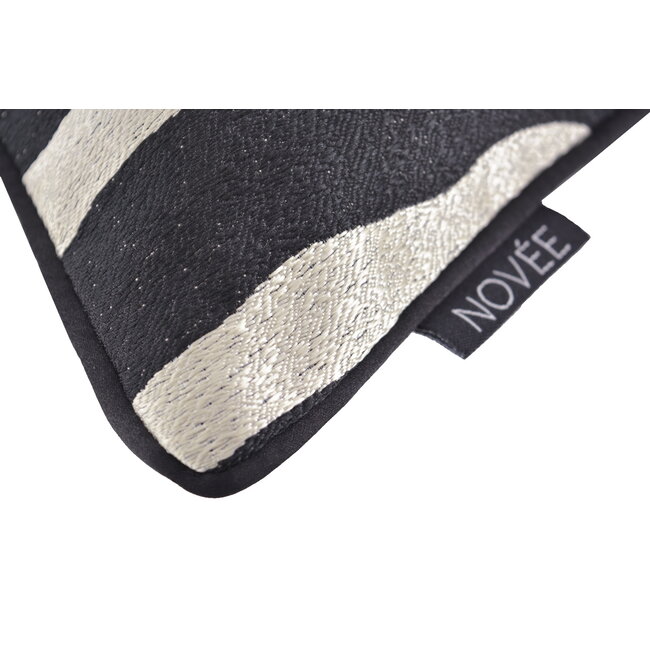 Black & Ivory Zebra | 45 x 45 cm | Kussenhoes | Jacquard/Polyester