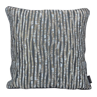 NOVÉE Silver Lines Kissenbezug | 45x45 cm | Jacquard/Polyester