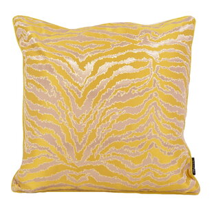 Yellow Tiger Kissenbezug | 45x45 cm | Jacquard/Polyester