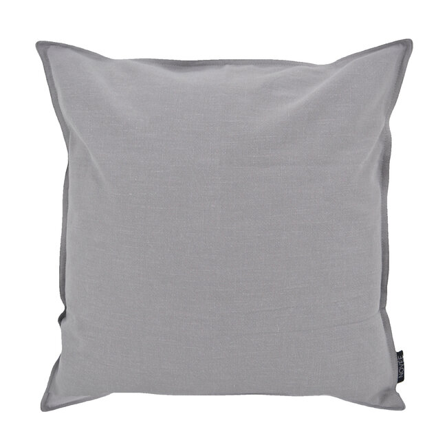 Washed Linen Light Grey | 45 x 45 cm | Kussenhoes | Katoen/Linnen