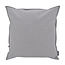 NOVÉE Washed Linen Light Grey | 45 x 45 cm | Kussenhoes | Katoen/Linnen