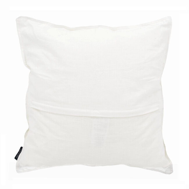 Washed Linen Ivory Kussenhoes | 45x45 cm | Katoen/Linnen