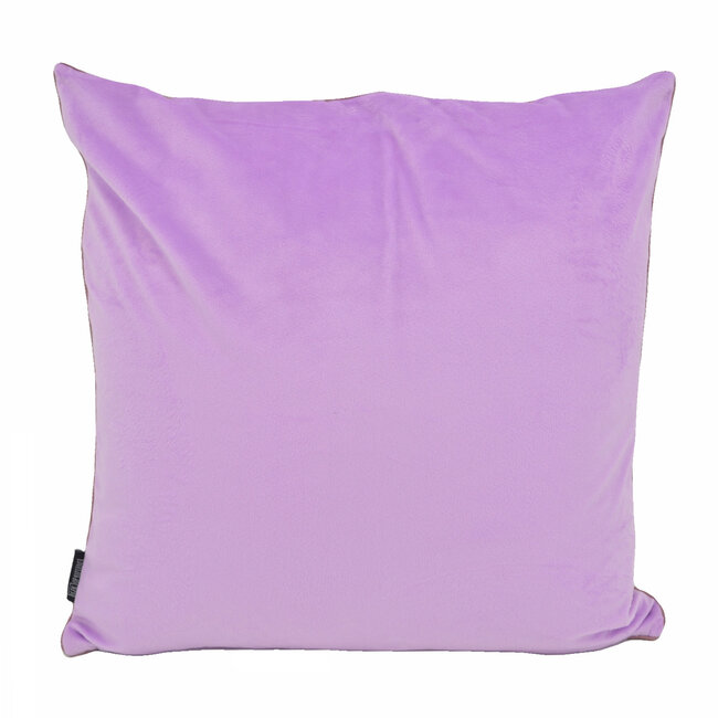 Velvet Purple Flower | 45 x 45 cm | Kussenhoes | Velvet/Polyester