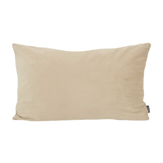 Gek op kussens! Velvet Beige Kussenhoes | 30x50 cm | Polyester