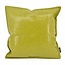 Gek op kussens! Shiny Leather Groen | 45 x 45 cm | Kussenhoes | PU Leder