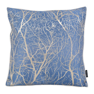 NOVÉE Luxury Marble Blue | 45 x 45 cm | Kussenhoes | Jacquard / Polyester