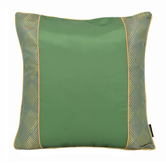 NOVÉE Luxury Green / Gold | 45 x 45 cm | Kussenhoes | Jacquard / Polyester