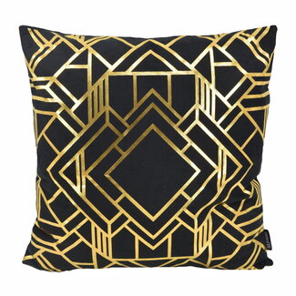 Gek op kussens! Square Gold | 45 x 45 cm | Kussenhoes | Katoen/Polyester