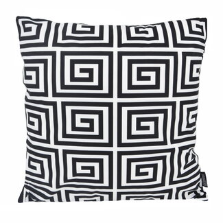 Gek op kussens! Greek Maze | 45 x 45 cm | Kussenhoes | Katoen/Polyester