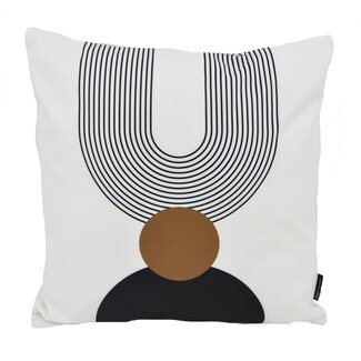 Gek op kussens! Contrast Lines | 45 x 45 cm | Kussenhoes | Katoen/Polyester