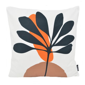 Gek op kussens! Keke Leaf | 45 x 45 cm | Kussenhoes | Katoen/Polyester