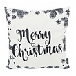 Black/White Christmas Kissenbezug | 45x45 cm | Baumwolle/Polyester