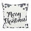 Gek op kussens! Black/White Christmas | 45 x 45 cm | Kussenhoes | Katoen/Polyester