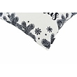 Black/White Christmas Kussenhoes | 45x45 cm | Katoen/Polyester