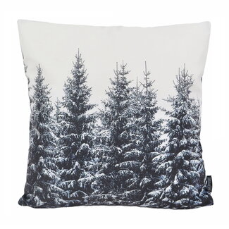 Gek op kussens! Black Forrest Kissenbezug | 45x45 cm | Baumwolle/Polyester
