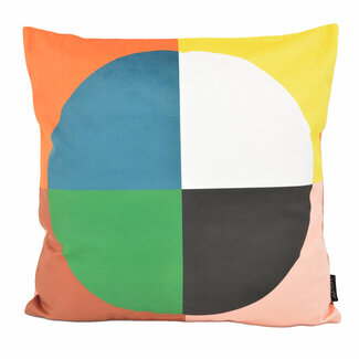 NOVÉE Velvet Retro #2 | 45 x 45 cm | Kussenhoes | Polyester