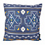 Indian Style Darkblue Kissenbezug | 45x45 cm | Baumwolle/Leinen